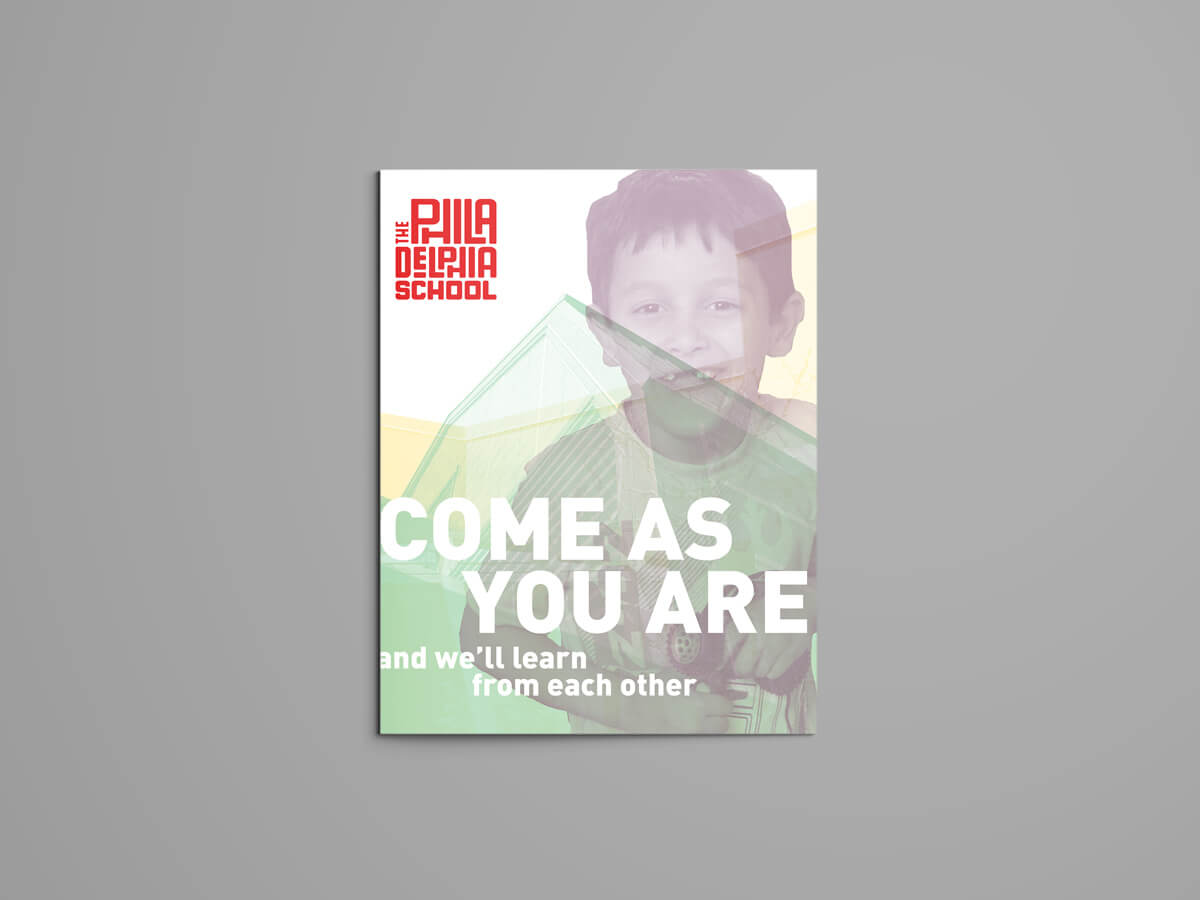 Mockup of the brochure to hand out to parents